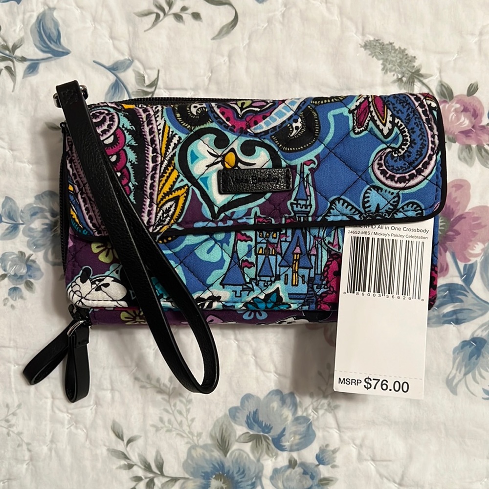 Vera Bradley- Iconic RFID all in one crossbody & wristlet